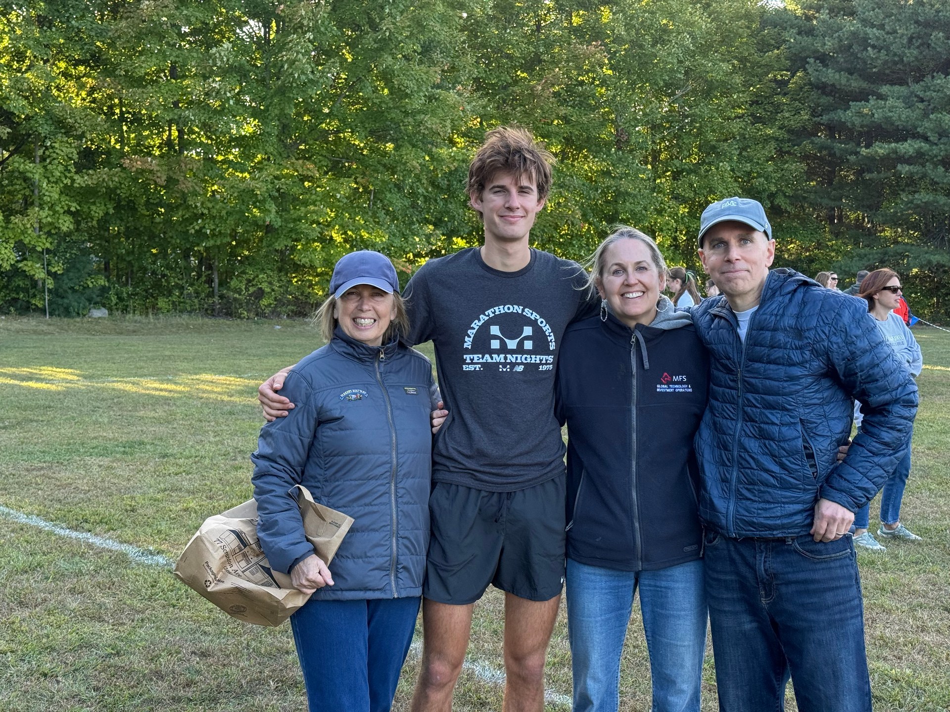 Family together after the meet.